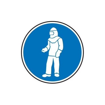 Accuform HAZARD SYMBOLS 12 in  MAGNETIC VINYL MPG326MG MPG326MG